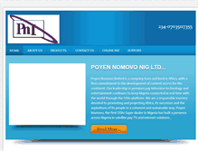 Tablet Screenshot of poyennomovo.com